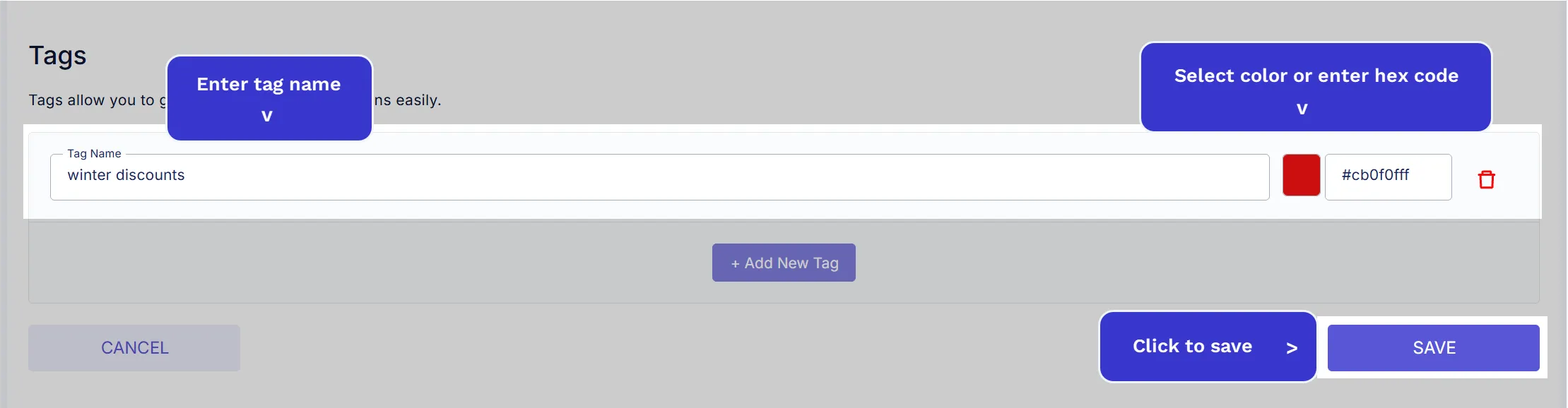 Website Tags