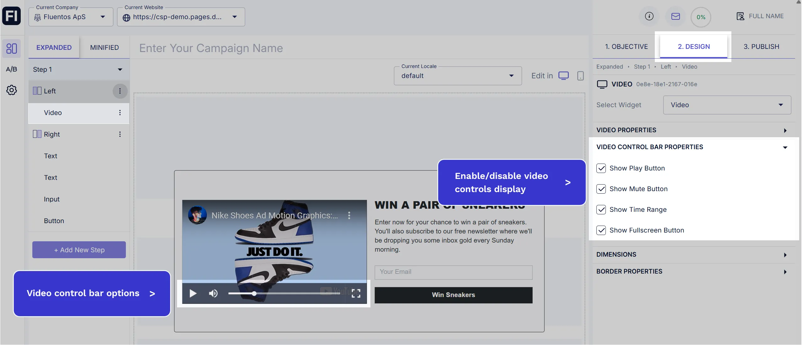 Video Controls