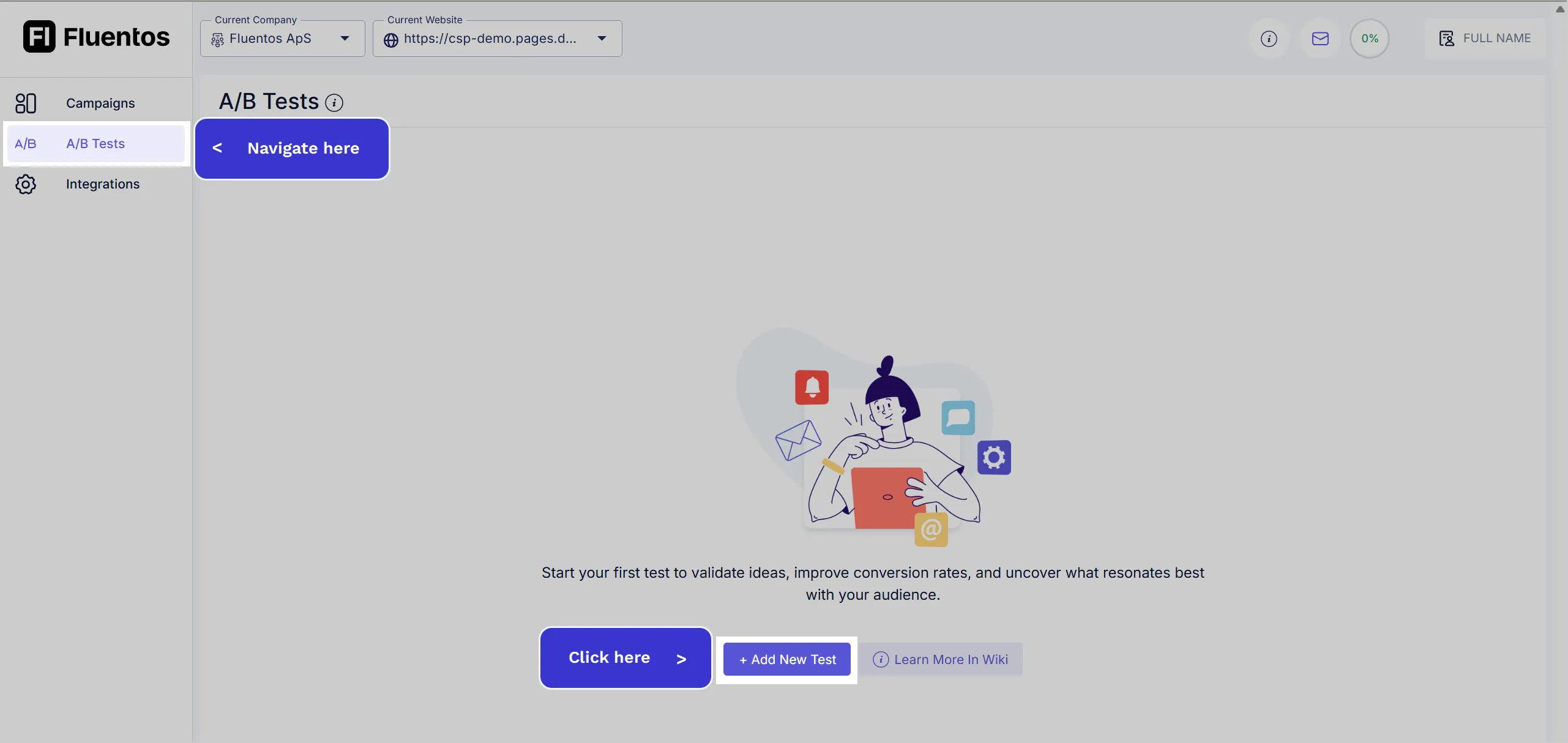 Create A/B Test