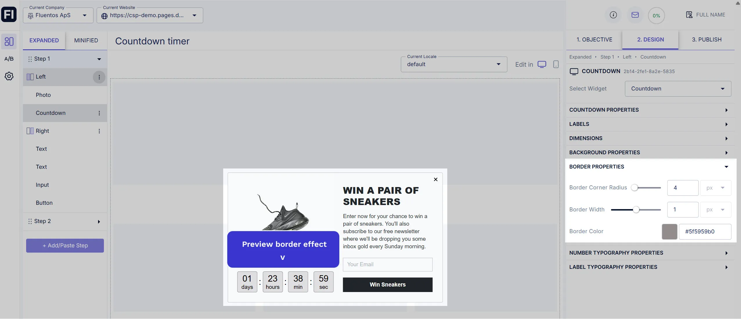 Define Border Properties