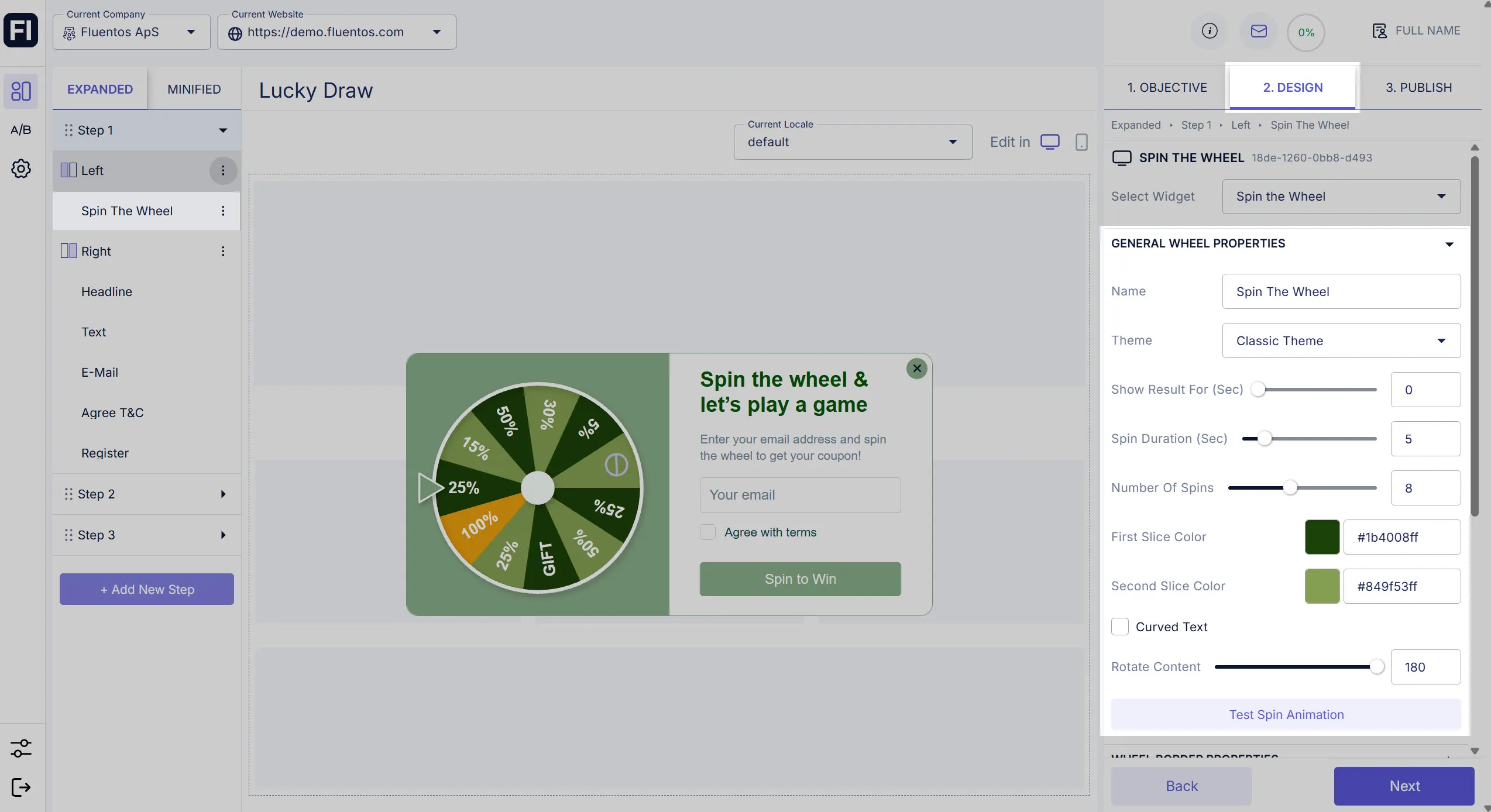 Default Wheel Properties
