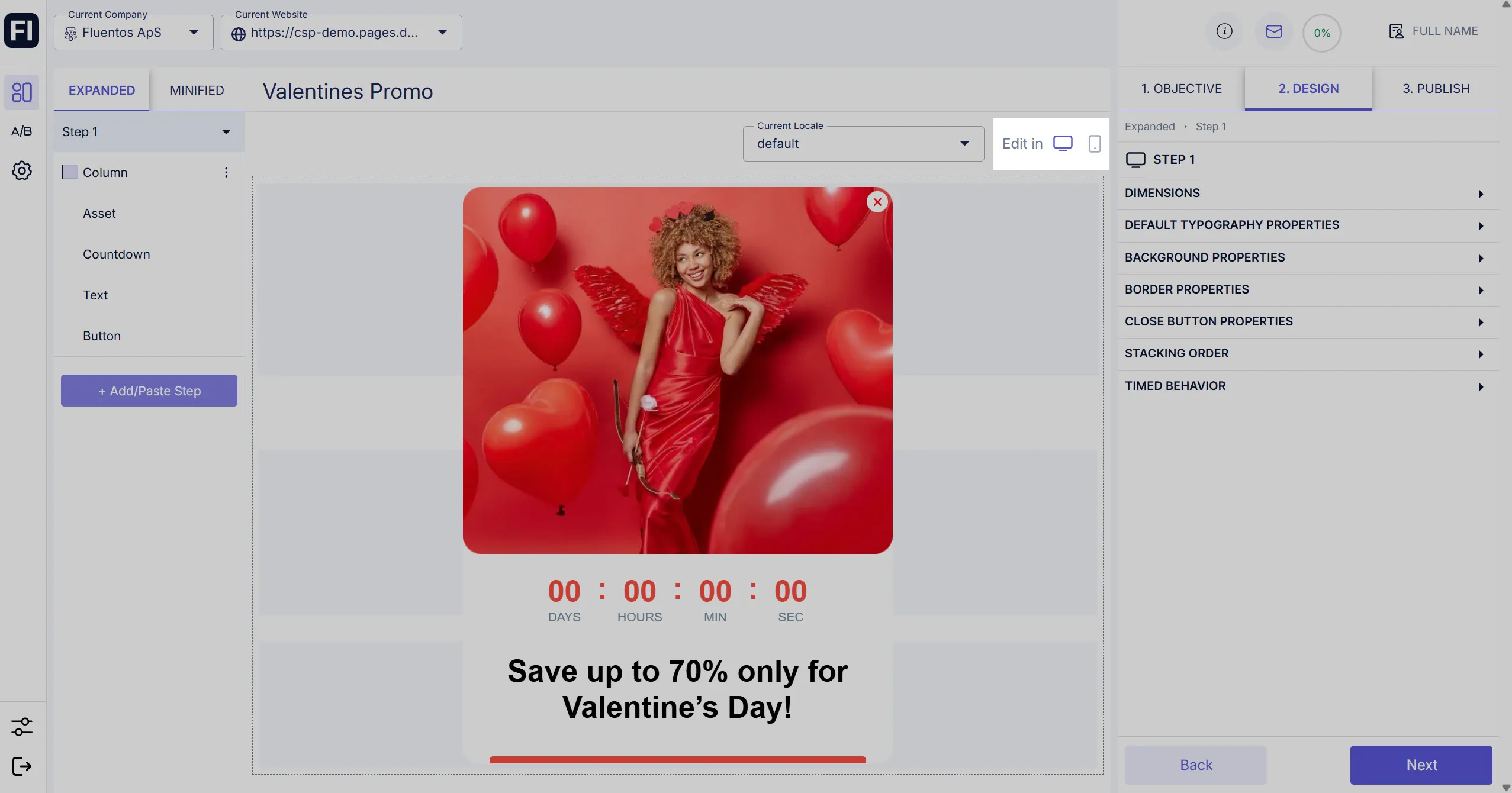 Campaign Device Customization