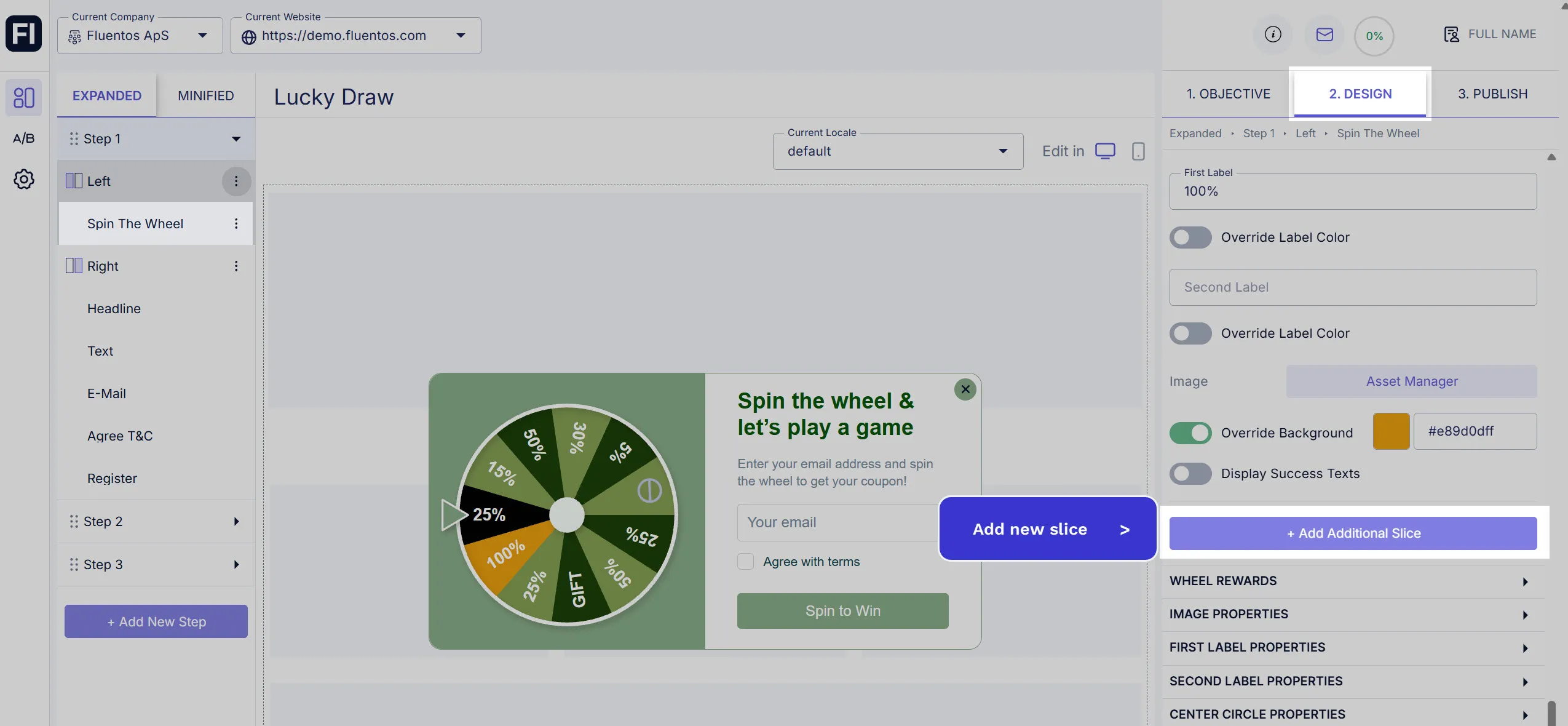 Add New Slice/Leaf