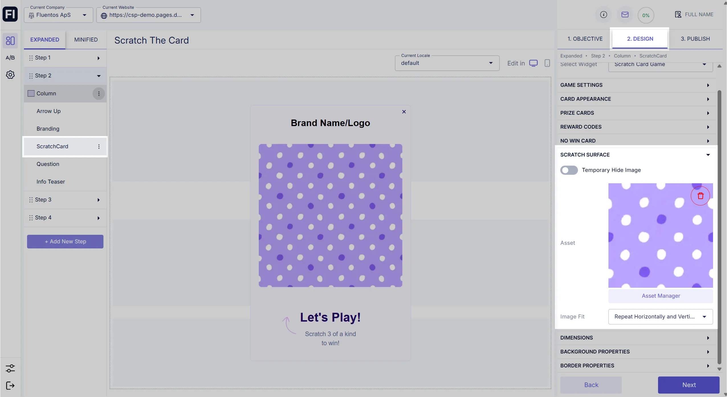 Scratch-the-card-surface