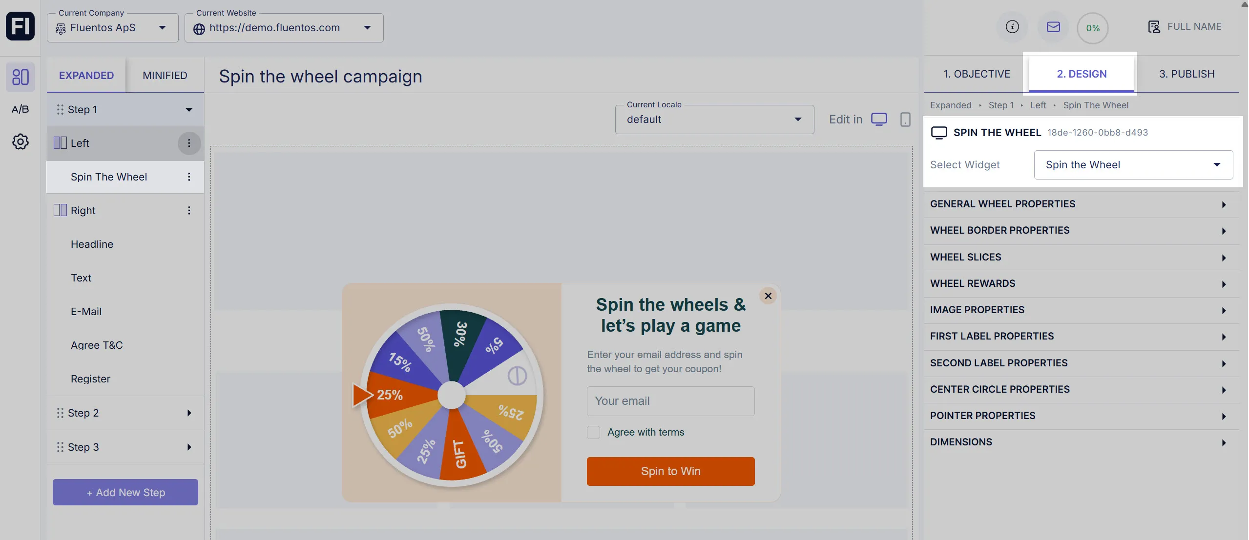 Spin the Wheel Widget